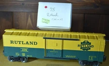 O Scale-KMT Kris Model Trains Rutland Green Mountain Gateway 105 Box Car EX