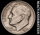 1955-D Silver Roosevelt Dime-Scarce Better Date No Reserve #i3032
