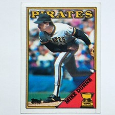 Mike Dunne 1988 Topps ERROR CARD (Double Print) #619 Pittsburgh Pirates💥RARE!!