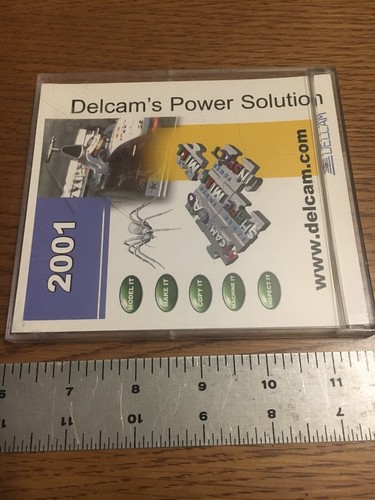 Delcam / Delcam’s Power Solution CD 2001 Calendar Cards Inside CD Case Autodesk