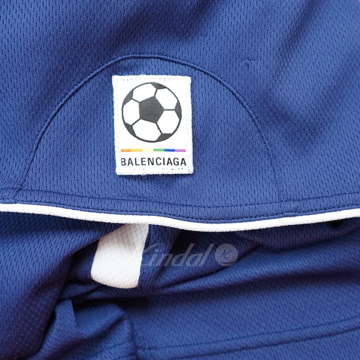 Balenciaga Logo T-shirt Soccer Jersey Size S Navy From Japan Balenciaga Logo T-shirt Soccer Jersey Size S Navy From Japan