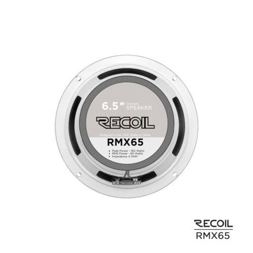 Recoil RMX65 Echo Plus Series 6.5-Inch 2-way Car Audio Coaxial Speaker System - Picture 4 of 7