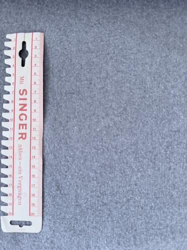 HILCO Strickstoff 175cm breit Strick Pulloverstoff Strickware GILLO hellgrau - Bild 2 von 11