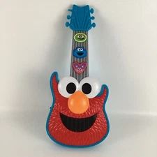 Sesame Street Rock With Elmo Guitar Musical Instrument Toy Cookie Abby Oscar
