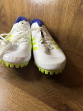 Adidas Sprintstar Track  Field Spikes White/Neon/Blue CP9081 Size 8.5