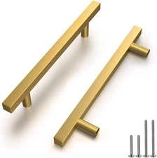 29 Pieces Cabinet Pull Square Drawer Handles Kitchen Knobs Cupboard 8" 5" Center