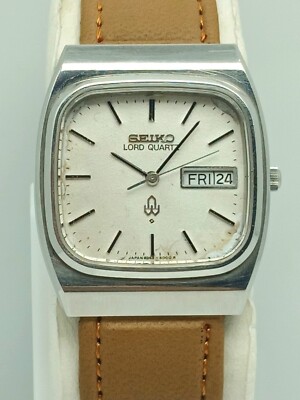 Seiko 8243-5000 Lord Quartz Day/Date Vintage Men's Watch | eBay