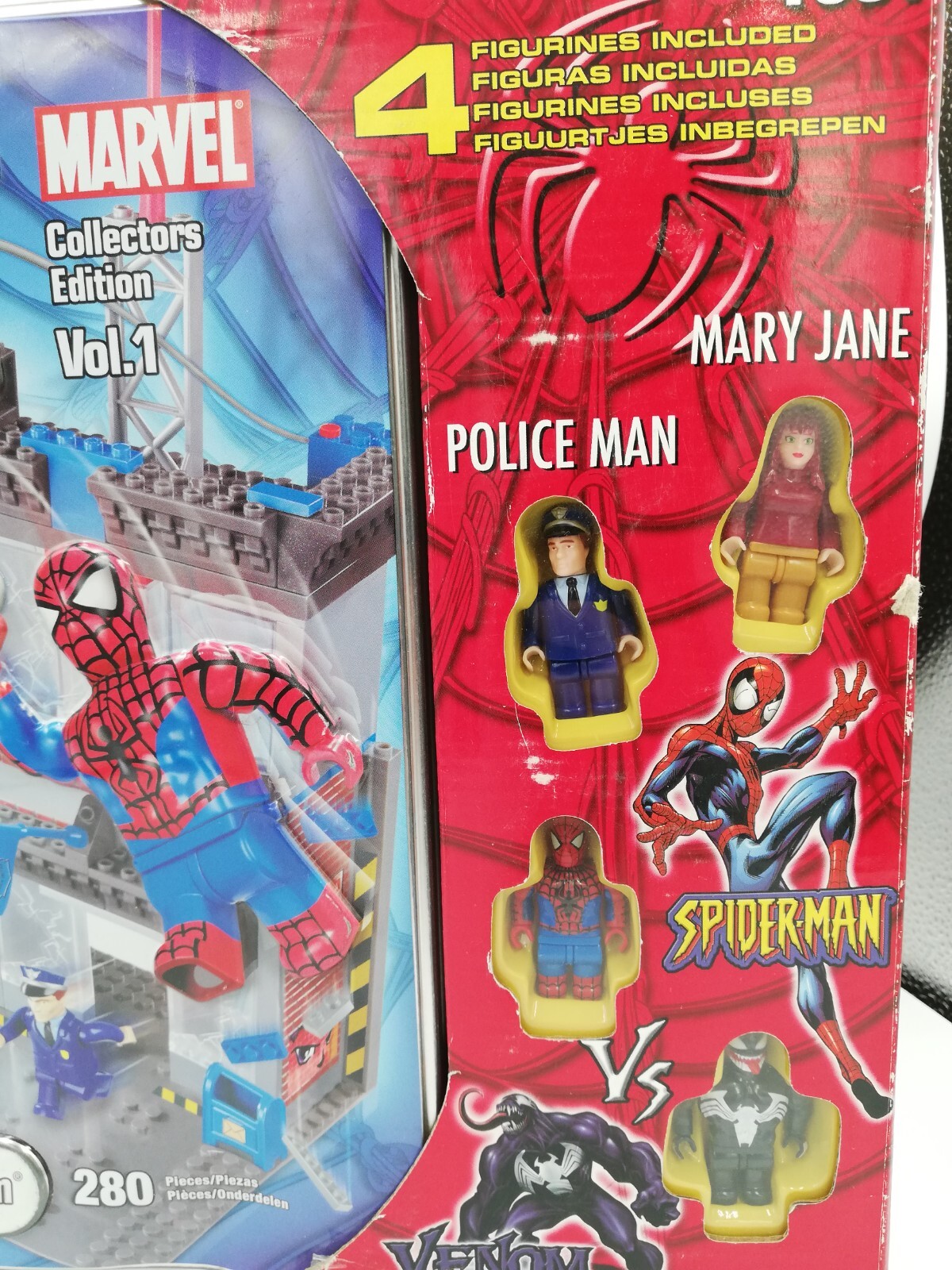 MEGA BLOKS spider-man vs venom Complet VINTAGE 280 pièces Collector's
