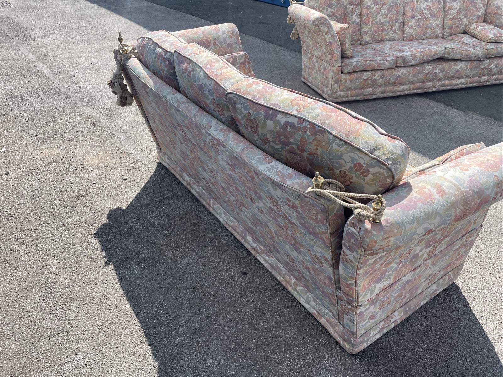 knole Style Pair 3 And 4 Seater Sofa eBay