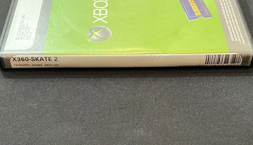EA Skate 2 - XBOX 360 (2009) - RARO en estuche de alquiler de video Blockbuster - PROBADO Foto 2 de 4