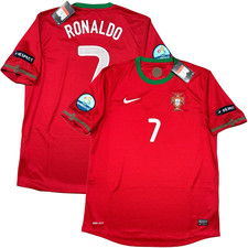 2012/13 Portugal Home Jersey 7 Ronaldo Large Nike Soccer Euro Vintage CR7 Kit