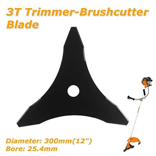 12" x 3T 12 Zoll 3 Zähne Schwerlast Stahl Freischneider Trimmer Unkrautfresser Klinge - Bild 4 von 5