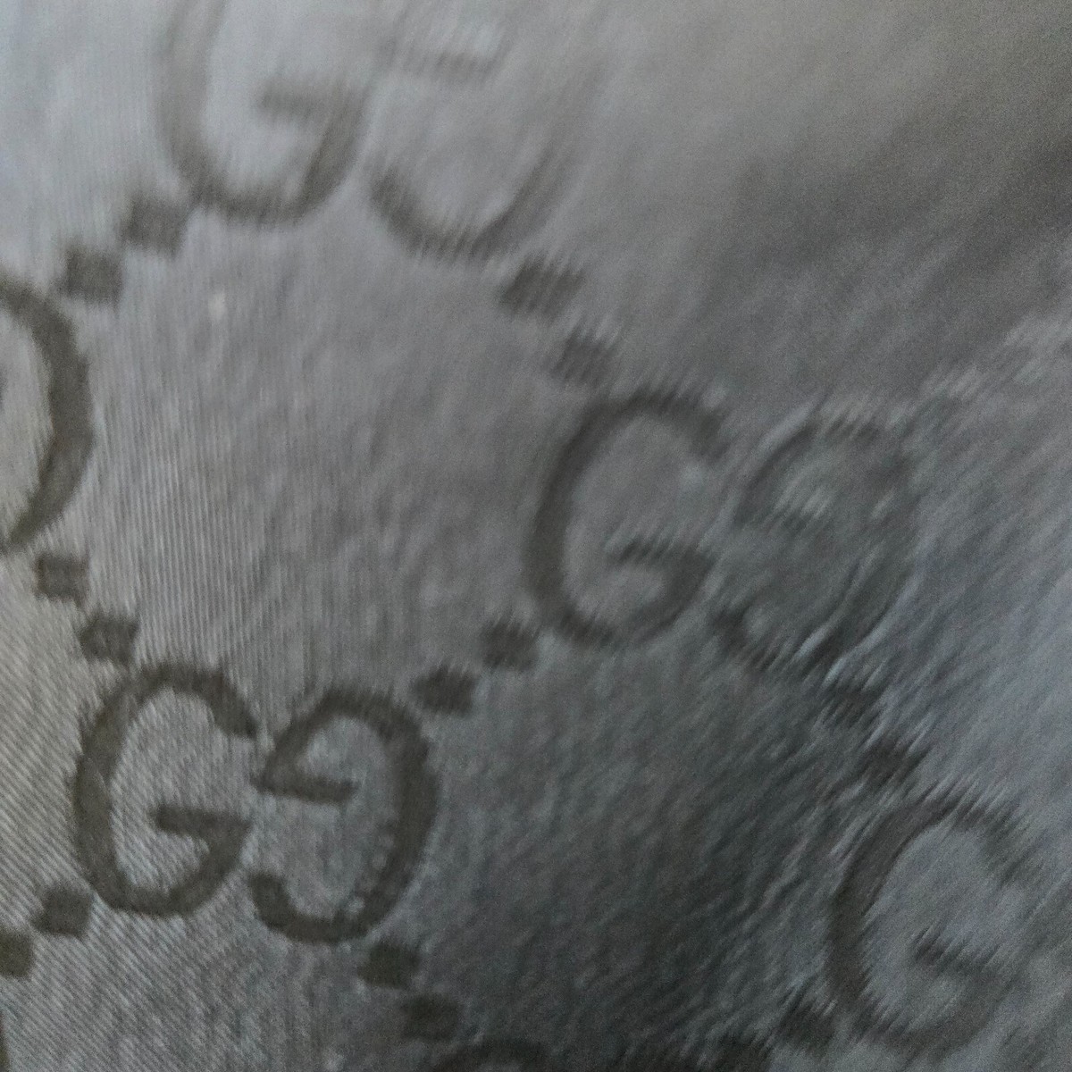 Authenticated Gucci GG Tote Black Canvas Soft Fabric Bag 17x11x4