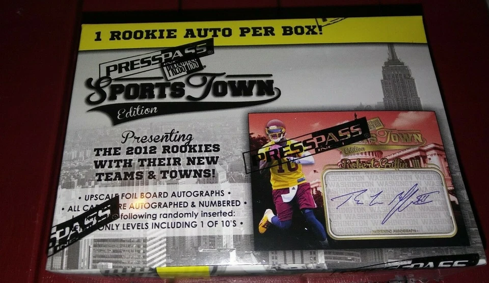 2012 Press Pass Sports Town 1 Card Auto RC Blaster Box Chase Kirk Cousins Wilson - Image 2 of 3