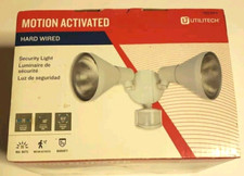 Utilitech 0803994 Motion Activated Hardwired Security Light White