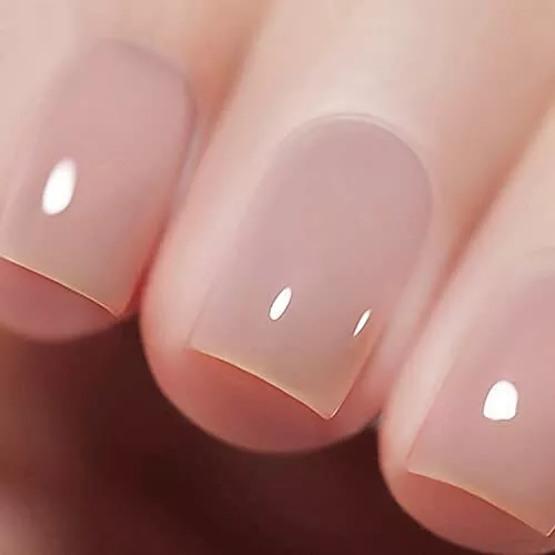 Natural Gel Nails - Gel Overlay - YouTube