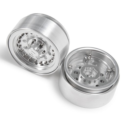 4PC 1.9'' Metal Alloy Beadlock Wheel Rims Hubs + 108mm Tires for 1/10 RC Crawler - Picture 36 of 98