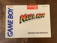 Mega Man Dr Wilys Revenge Original Nintendo Gameboy Instruction Manual Only