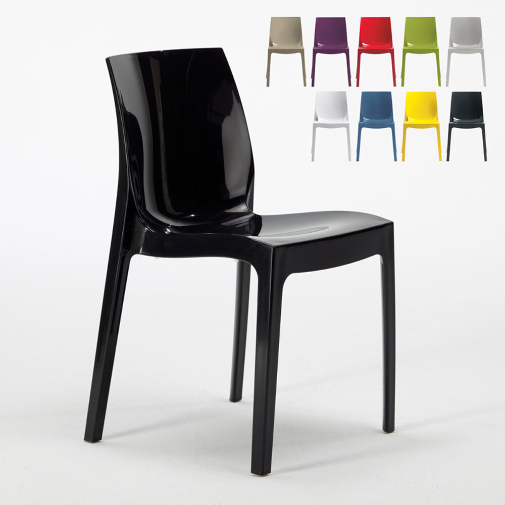 Silla para Cocina y Bar Ice Grand Soleil de Polipropileno Apilable