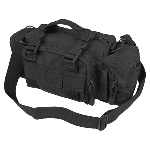 Grand Sac Utilitaire Tactique Mil-Tec MOLLE – Noir – Airsoft Et Usage Militaire