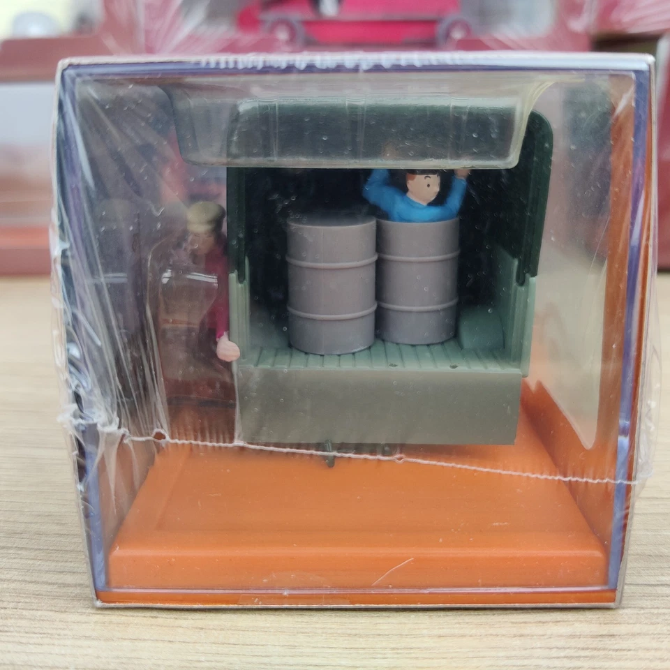 AUTO TINTIN IL CAMION DELL'OPPIO DEL LOTO BLU 1:43 NUOVA BTE ARANCIONE #25 - Immagine 4 di 4