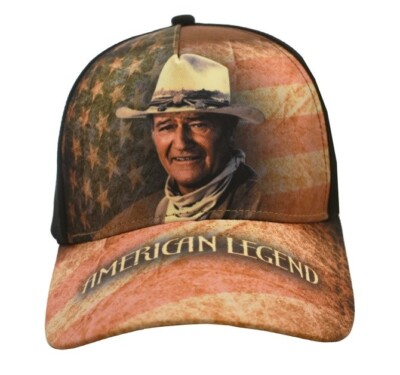New John Wayne American Legend Baseball Hat Cap Gift Photo Cowboy Western Movie