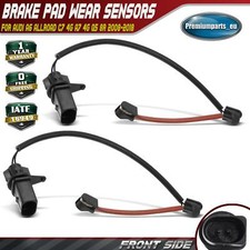 2x Brake Pad Wear Sensors Front for Audi Q5 8RB 08-18 8R0615121A