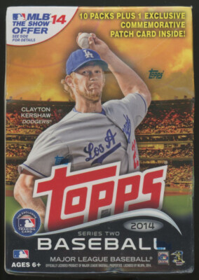 2014 Topps Baseball Series 2 Blaster Box Factory Sealed