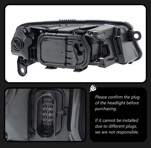 Headlights LED DRL Sequential Turn signal Lamps For Audi A6 A6L C6 S6 2004-2011 - Picture 6 of 9