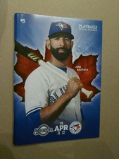 Toronto Blue Jays Game Day Programs Jose Bautista, Troy Tulowitzki, Osuna