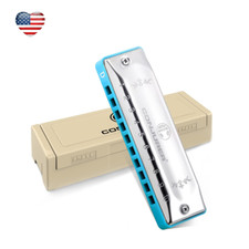 CONJURER 12 Keys Blues Harmonica for Kids  Beginners 10 Hole Diatonic Harmonica