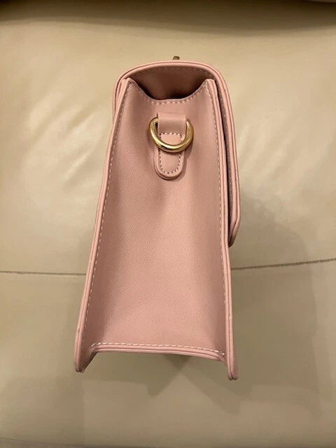 Pink Faux Leather Bag - Gold Colour Chain + Pink Faux Leather Strap - BNWT - Image 4 of 4