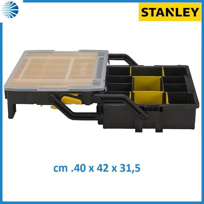 Stanley 1-75-540 SortMaster Organizer Multi-Livello 12 Scomparti