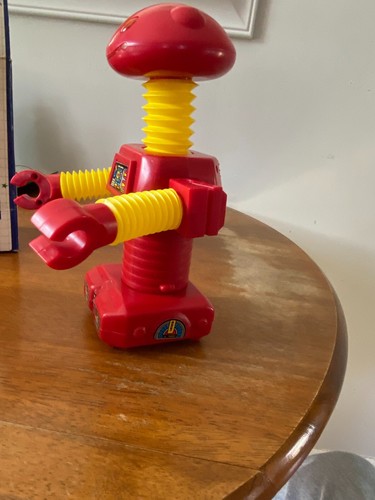 1980er Bend-A-Bot Bump N Go für Teile oder Reparatur mit flexiblen Armen & Hals Feuerwehr-Bot - Bild 17 von 23