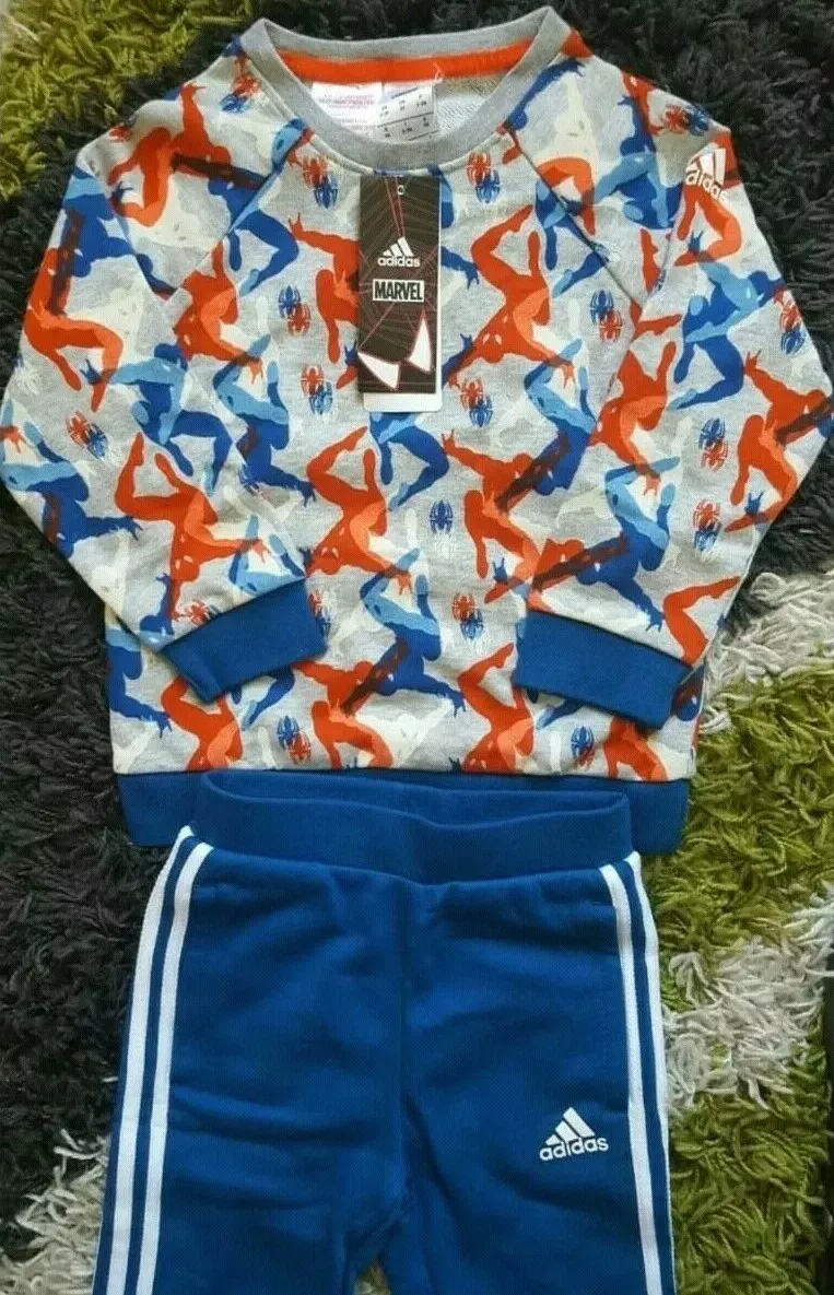 Adidas Originals Spiderman Infant Boys Toddler Tracksuit 9M - 4 Years | eBay