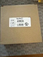 WAC Lighting LMP Round Monopoint Canopy for L-Track Fixtures LMP-BK