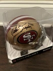 JOHN TAYLOR 82 San Francisco 49ers Signed NFL Riddell Mini Helmet Becket W796628