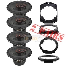 Cerwin Vega 680W speakers Front/Rear for 2007-2013 Silverado Sierra extended cab