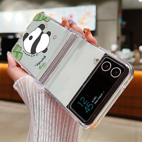For Samsung Z Flip6 Flip5 Flip4 3 Panda Hinge Shockproof Phone Case Hard Cover - Picture 14 of 22
