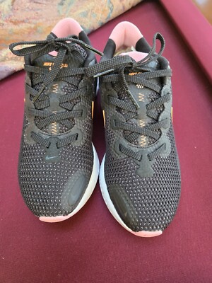NEW Nike React Renew Run Black Pink white Orange Pulse W Size 5.5 with BOX