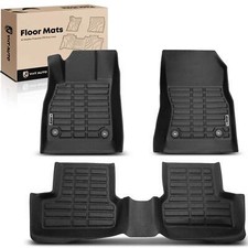 4x Front Rear Black Floor Mats Liners For Chevy Cruze 2010 2011 2012 2013 2014