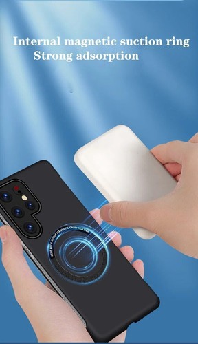 Coque PC rigide fine 0,3 mm sans cadre pour Samsung Galaxy S23 S24 S25 Ultra Magsafe - Photo 19 sur 28