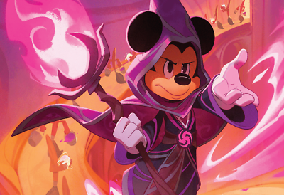 2024 DISNEY LORCANA ミッキーマウス Disney Lorcana MICKEY MOUSE PLAYFUL SORCERER Promo Card D23 2024