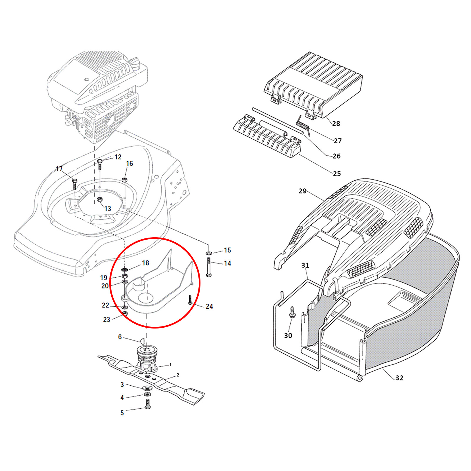 MOUNTFIELD Lawnmower Belt Guard SP180 SP183 SP184 SP474 HL454SP 45S 46S ...