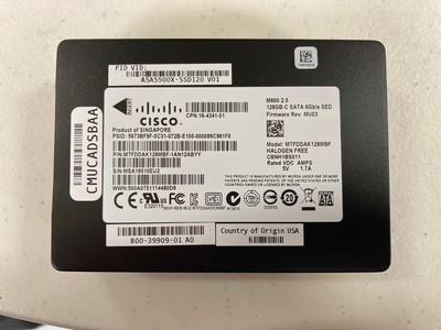 Cisco Asa5500x Ssd1 V01 Lot Of 5 Ebay