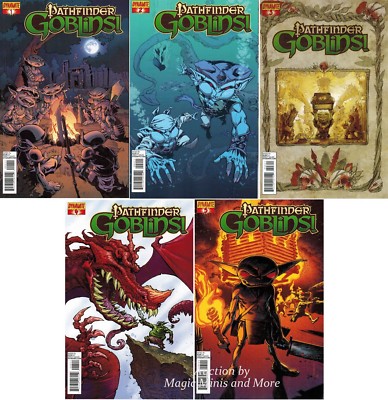 PATHFINDER GOBLINS (5) Issue Comic SET #1 2 3 4 5 1st print Dynamite Lot