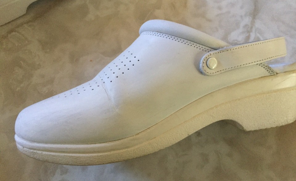 Nurse Mates White Nursing Shoes 8 Medium Style 5194 Career Work Walking