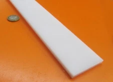 Hdpe White Bar 1/4" Thick x 2.25" Wide x 24" Long, 4 Units, 8 Ft Total