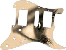 Stratocaster Graphical Pickguard Custom fit Fender HSH 11 Hole Eye Beige