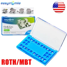20pcs Dental Orthodontic Bracke Mini Brace Metal Bracket Roth/MBT 022 hook 345